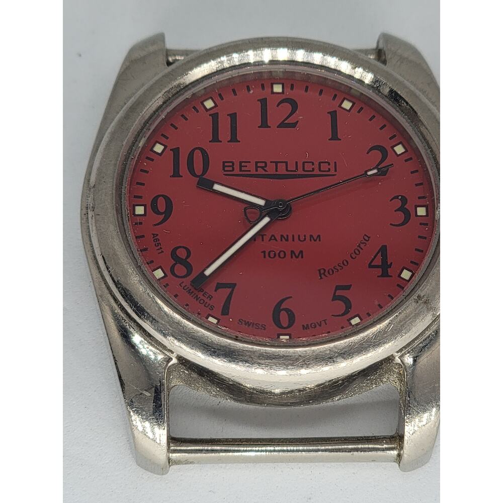 Bertucci Titanium A6511 Swiss Made Quartz Men's A-2T Super Sport